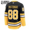 Boston Bruins Trikot Fanatics Premium 100th Anniversary David Pastrnak 2024-25 Schwarz Ausweich - Kinder